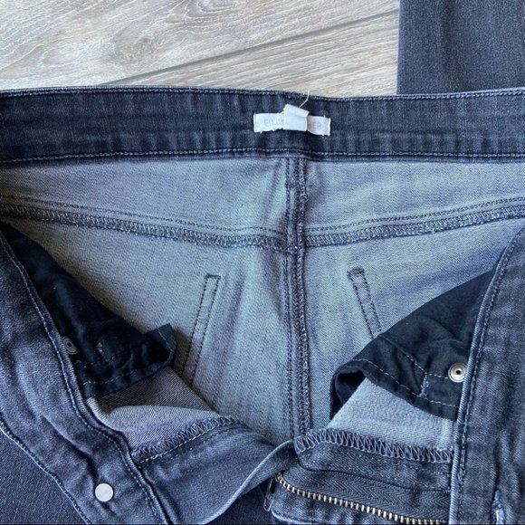 Eileen Fisher Charcoal Grey Skinny Jeans - Picture 11 of 13